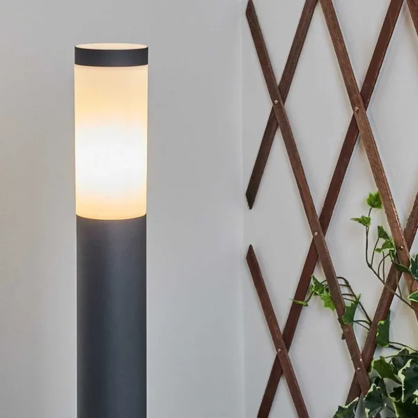 hofstein Balises Lumineuses>Borne Lumineuse Sessa Anthracite, 1 Lumiere