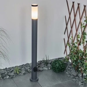 hofstein Balises Lumineuses>Borne Lumineuse Sessa Anthracite, 1 Lumiere