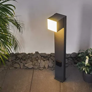 hofstein Balises Lumineuses>Borne Lumineuse Swanek Led Anthracite, 1 Lumiere