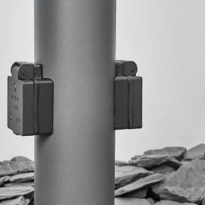 hofstein Luminaires Extérieurs Avec Prise>Borne Lumineuse Tunes Anthracite, 1 Lumiere