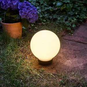 hofstein Lampes Solaires>Boule Lumineuse Campinas Led Noir, Blanc, 1 Lumiere