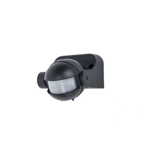 Luminaires Lutec Detecteurs De Mouvement>Detecteur De Mouvement Lutec Sphere Noir, Detecteur De Mouvement