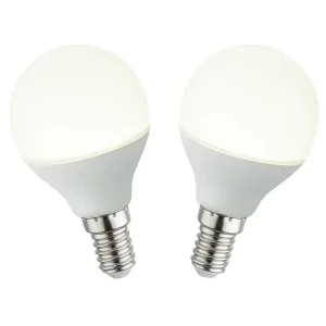 Luminaires Globo Lighting Ampoules E14>Globo Lot De 2 Led E14 4,9 Watt 470 Lumen 4000 Kelvin