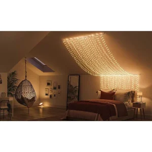 Luminaires Philips Luminaires Extérieurs Connectes>Guirlande Philips Hue Festavia Led Noir, 500 Lumieres, Changeur De Couleurs