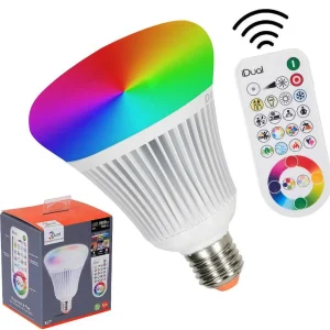 Idual Idual> E27 Led Rgb 16 Watt 2200-6500 Kelvin 806 Lumen Avec Telecommande