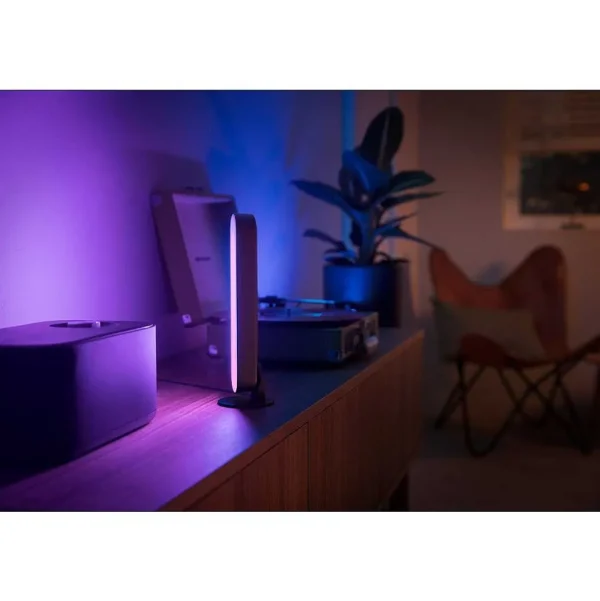 Luminaires Philips Philips Hue>Kit De Base Double Philips Hue Ambiance White & Color Play Lightbar Led Noir, 2 Lumieres, Changeur De Couleurs