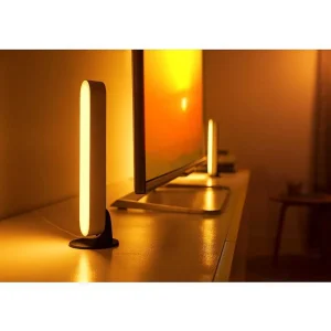 Luminaires Philips Philips Hue>Kit De Base Double Philips Hue Ambiance White & Color Play Lightbar Led Noir, Blanc, 2 Lumieres, Changeur De Couleurs