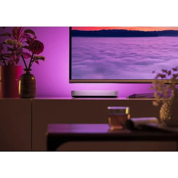 Luminaires Philips Philips Hue>Kit De Base Double Philips Hue Ambiance White & Color Play Lightbar Led Noir, Blanc, 2 Lumieres, Changeur De Couleurs