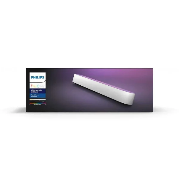 Luminaires Philips Philips Hue>Kit D'Extension Philips Hue Ambiance White & Color Play Lightbar Led Noir, Blanc, 1 Lumiere, Changeur De Couleurs