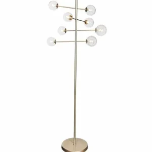 By Rydéns Lampes Designers>Lampadaire By Rydens Avenue Or, 8 Lumieres