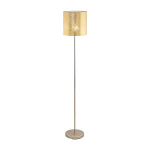 Luminaires Eglo Luminaires Marocains>Lampadaire Eglo Viserbella Champagne, 1 Lumiere