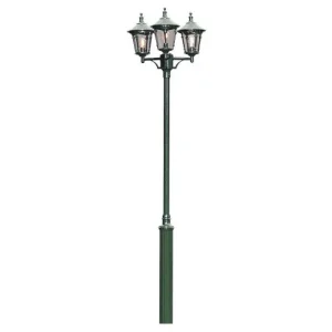 Luminaires Konstsmide Divers>Lampadaire Exterieur Konstsmide Virgo Vert, 3 Lumieres