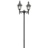 Luminaires Konstsmide Divers>Lampadaire Exterieur Konstsmide Pallas Noir, 2 Lumieres