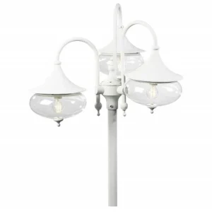 Luminaires Konstsmide Divers>Lampadaire Exterieur Konstsmide Libra Blanc, 3 Lumieres