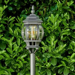 hofstein Balises Lumineuses>Lampadaire Exterieur Lentua Noir, 1 Lumiere