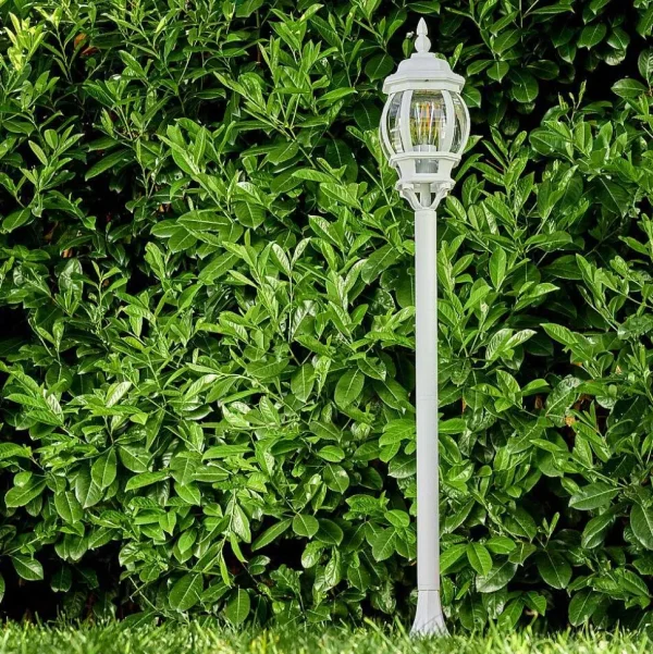 hofstein Balises Lumineuses>Lampadaire Exterieur Lentua Blanc, 1 Lumiere