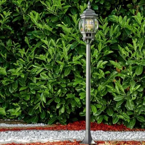 hofstein Balises Lumineuses>Lampadaire Exterieur Lentua Noir, 1 Lumiere