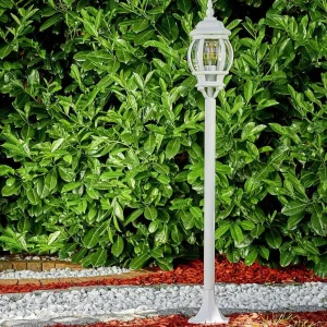 hofstein Balises Lumineuses>Lampadaire Exterieur Lentua Blanc, 1 Lumiere