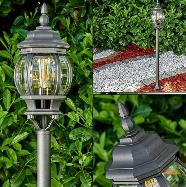 hofstein Balises Lumineuses>Lampadaire Exterieur Lentua Noir, 1 Lumiere