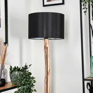 hofstein Lampes En Tissu>Lampadaire Saladillo Ecru, Noir, 1 Lumiere