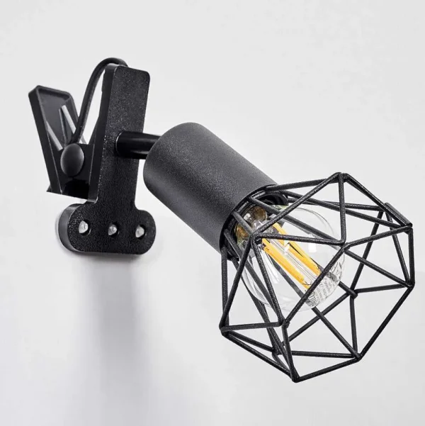 hofstein Lampes À Poser>Lampe A Clipper Baripada Noir, 1 Lumiere