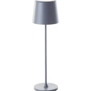 Luminaires Brilliant Lampes Rechargeables Et Lampes À Piles>Lampe A Poser Brilliant Kaami Led Gris, 1 Lumiere