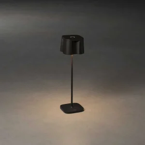 Luminaires Konstsmide Lampes Rechargeables Et Lampes À Piles>Lampe A Poser Konstsmide Nice Led Noir, 5 Lumieres