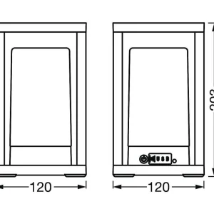 Luminaires Ledvance Lampes Rechargeables Et Lampes À Piles>Lampe A Poser Ledvance Smart+ Gris, 1 Lumiere