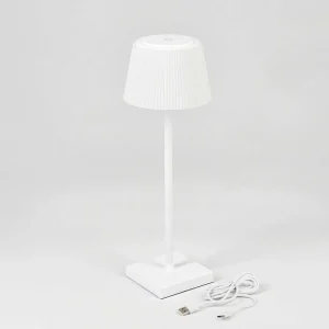 hofstein Lampes Rechargeables Et Lampes À Piles>Lampe A Poser Longchamps Led Blanc, 1 Lumiere