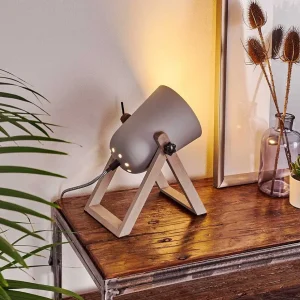 hofstein Lampes À Poser>Lampe A Poser Novilly Bois Clair, 1 Lumiere