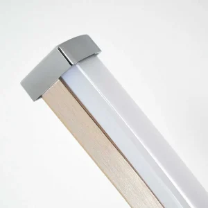 hofstein Lampes À Poser>Lampe A Poser Tervo Led Nickel Mat, 2 Lumieres