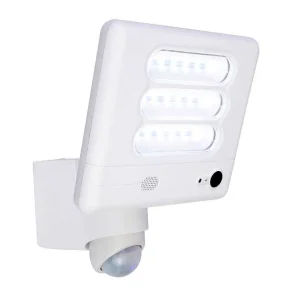 Luminaires Lutec Divers>Lampe Avec Camera Lutec Esa Led Blanc, 1 Lumiere, Detecteur De Mouvement