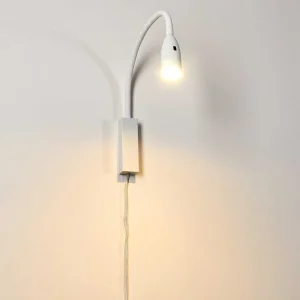 hofstein Divers>Lampe De Chevet Alsea Led Blanc, 1 Lumiere, Detecteur De Mouvement