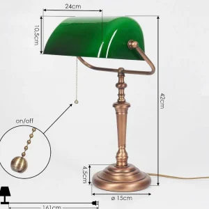 hofstein Lampes À Poser>Lampe De Table Argyle Bronze, 1 Lumiere