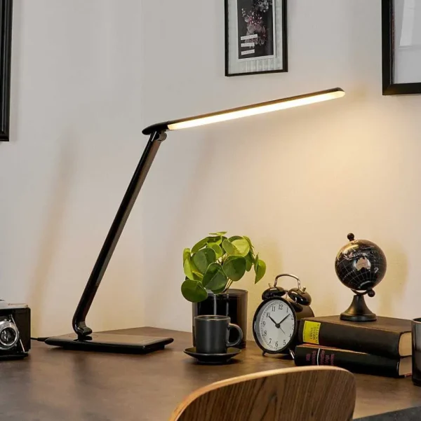 hofstein Lampes À Poser>Lampe De Table Chozendo Led Noir, 1 Lumiere