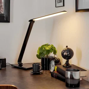 hofstein Lampes À Poser>Lampe De Table Chozendo Led Noir, 1 Lumiere