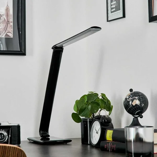 hofstein Lampes À Poser>Lampe De Table Chozendo Led Noir, 1 Lumiere