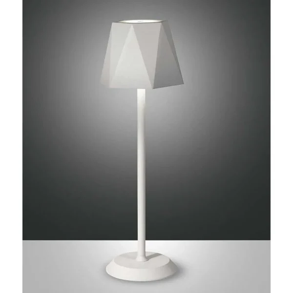 Luminaires Fabas Luce Lampes Rechargeables Et Lampes À Piles>Lampe De Table Fabas-Luce Katy Led Blanc, 1 Lumiere