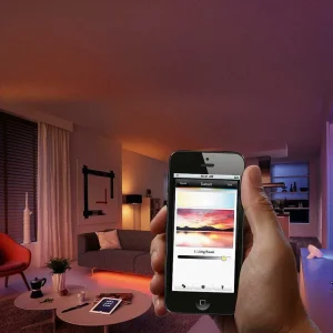 Luminaires Philips Philips Hue>Lampe De Table, Kit D'Extension Philips Hue Ambiance White & Color Iris Led Transparent, Blanc, 1 Lumiere, Changeur De Couleurs