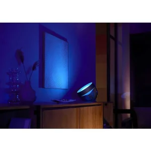 Luminaires Philips Luminaires Interieurs Connectes>Lampe De Table, Kit D'Extension Philips Hue Ambiance White & Color Iris Led Noir, Transparent, 1 Lumiere, Changeur De Couleurs