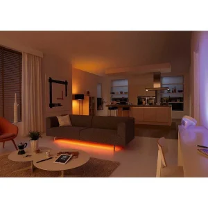 Luminaires Philips Philips Hue>Lampe De Table, Kit D'Extension Philips Hue Ambiance White & Color Iris Led Transparent, Blanc, 1 Lumiere, Changeur De Couleurs