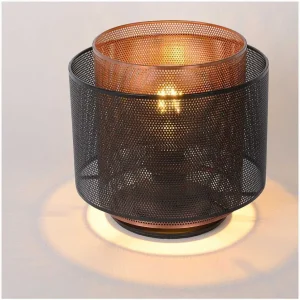 Luminaires Lucide Luminaires Marocains>Lampe De Table Lucide Orrin Noir, 1 Lumiere