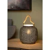 Luminaires Lucide Luminaires Marocains>Lampe De Table Lucide Safiya Gris, 1 Lumiere