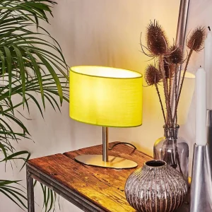 hofstein Lampes À Poser>Lampe De Table Mavulu Nickel Mat, 1 Lumiere