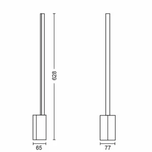 Luminaires Philips Philips Hue>Lampe De Table Philips Hue Gradient Signe Led Blanc, 1 Lumiere, Changeur De Couleurs