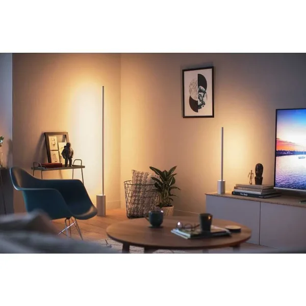 Luminaires Philips Philips Hue>Lampe De Table Philips Hue Gradient Signe Led Blanc, 1 Lumiere, Changeur De Couleurs