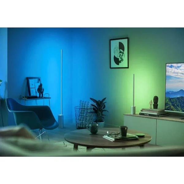 Luminaires Philips Philips Hue>Lampe De Table Philips Hue Gradient Signe Led Blanc, 1 Lumiere, Changeur De Couleurs