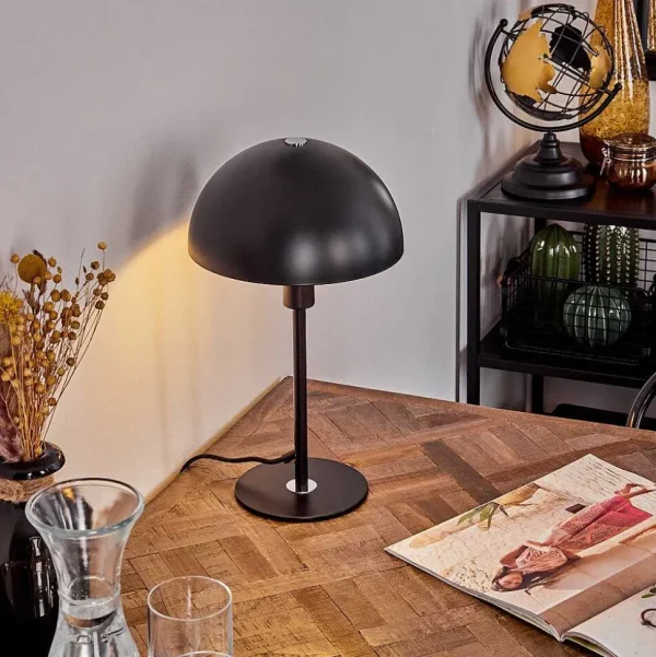 hofstein Lampes À Poser>Lampe De Table Tati Noir, 1 Lumiere