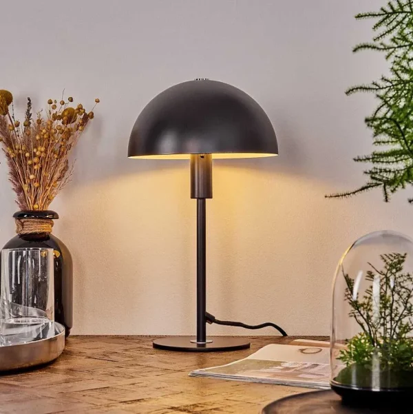 hofstein Lampes À Poser>Lampe De Table Tati Noir, 1 Lumiere