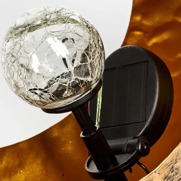 hofstein Lampes Solaires>Lampe Solaire Benevento Led Cuivre, Rouille, Transparent, 1 Lumiere